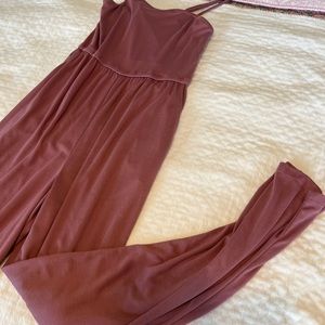 Altard state pink jumpsuit with pockets
